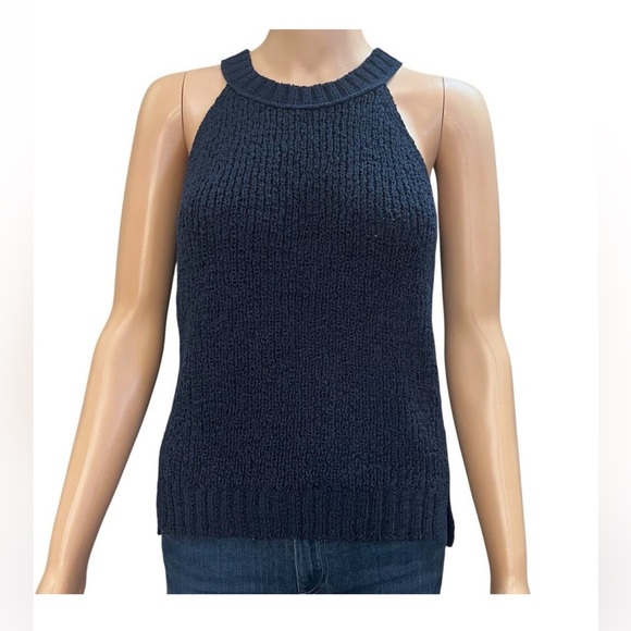NEW! J. Crew Navy High Neck Sweater Tank, Size XS, EXCELLENT CONDITION! - Picture 5 of 11